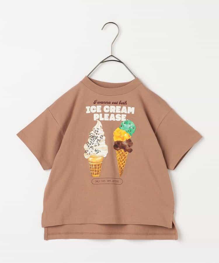 雙面圖案冰淇淋印花T恤