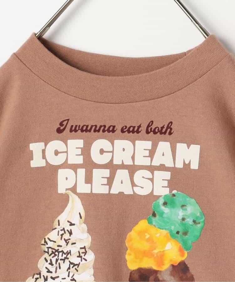 雙面圖案冰淇淋印花T恤
