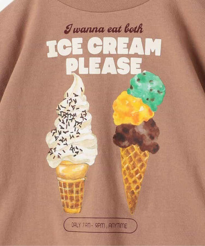雙面圖案冰淇淋印花T恤