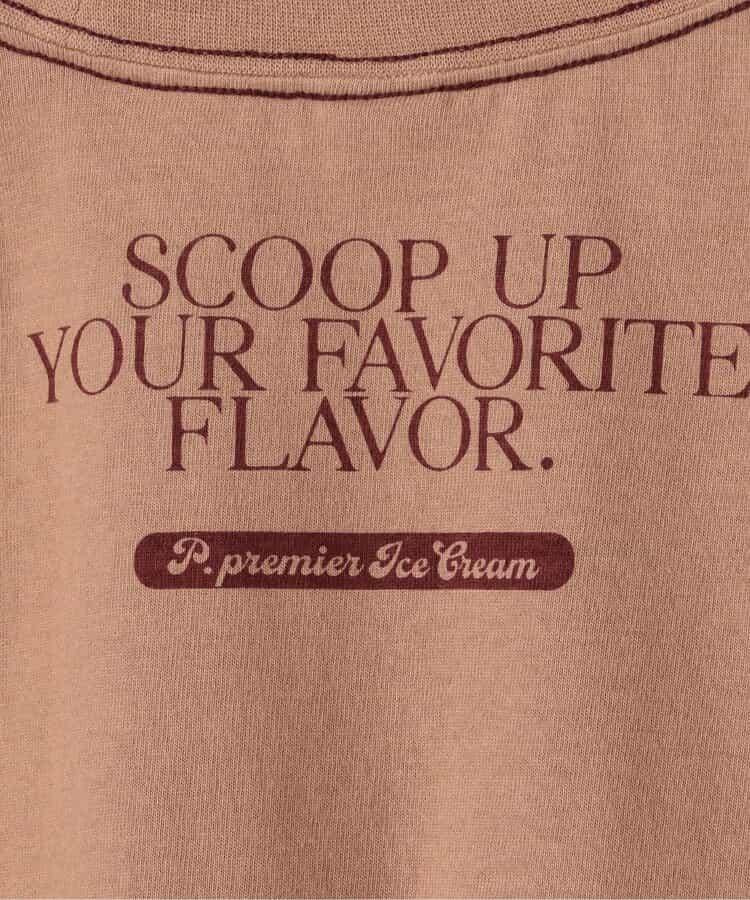 雙面圖案冰淇淋印花T恤