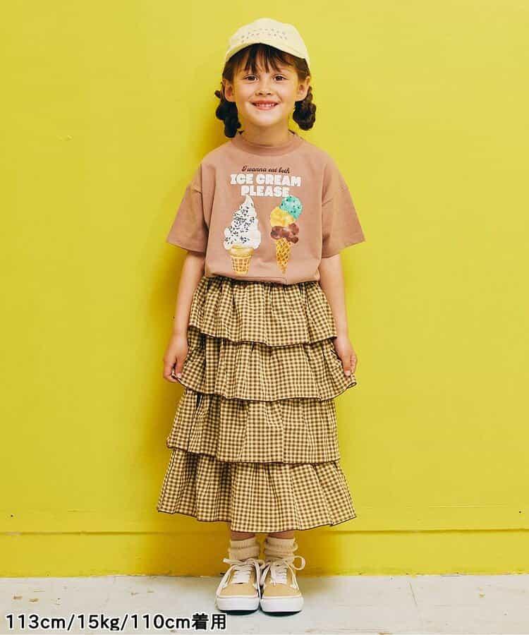 雙面圖案冰淇淋印花T恤