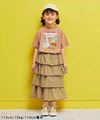 雙面圖案冰淇淋印花T恤