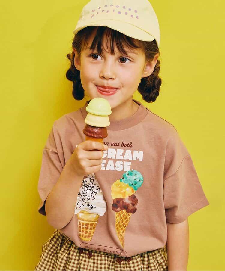 雙面圖案冰淇淋印花T恤