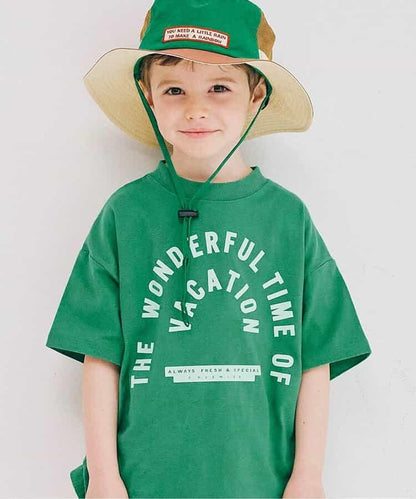 We love VACATION2款簡約logo印花T恤