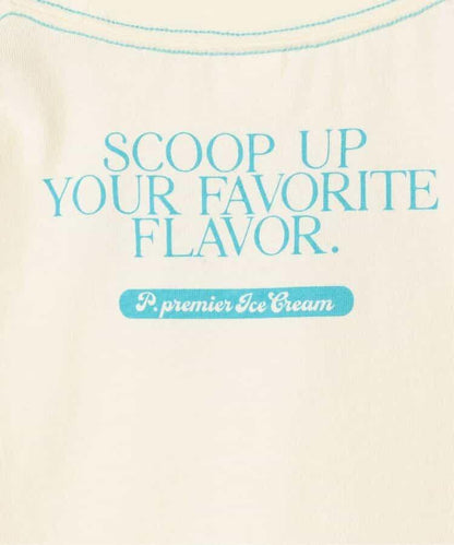 雙面圖案冰淇淋印花T恤