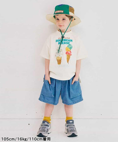 雙面圖案冰淇淋印花T恤