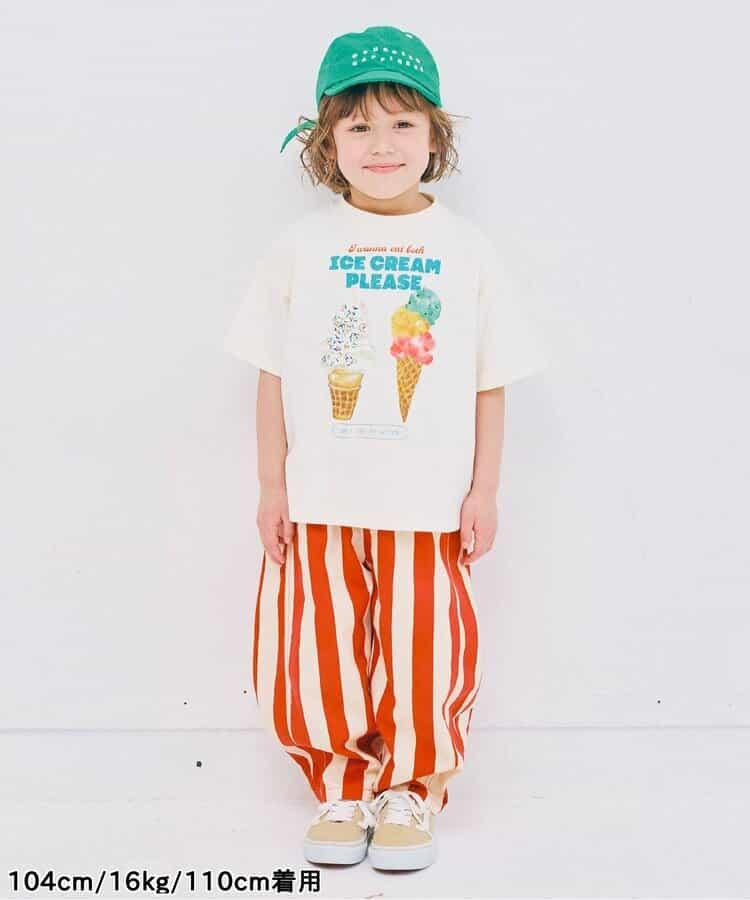 雙面圖案冰淇淋印花T恤