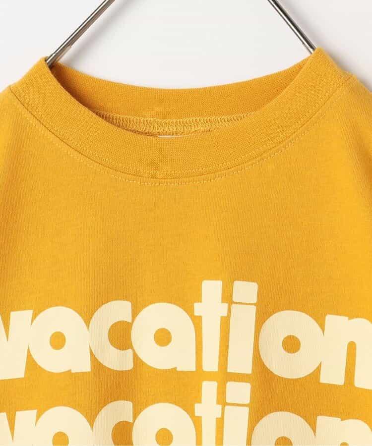 We love VACATION2款簡約logo印花T恤