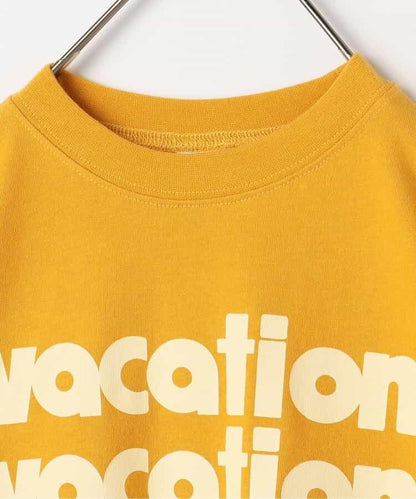 We love VACATION2款簡約logo印花T恤