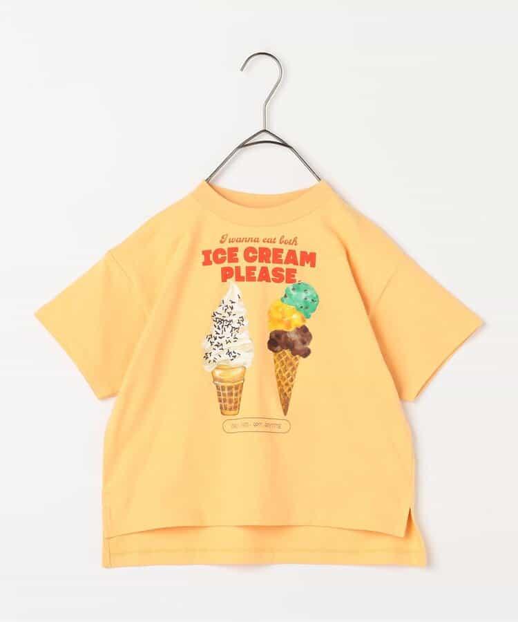 雙面圖案冰淇淋印花T恤
