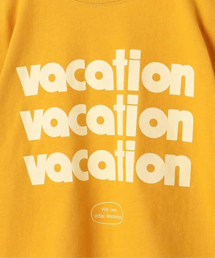 We love VACATION2款簡約logo印花T恤