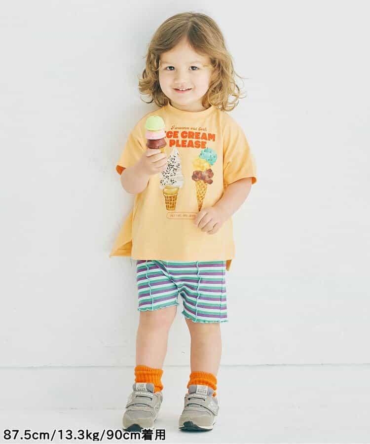 雙面圖案冰淇淋印花T恤