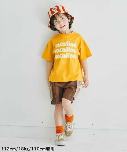 We love VACATION2款簡約logo印花T恤