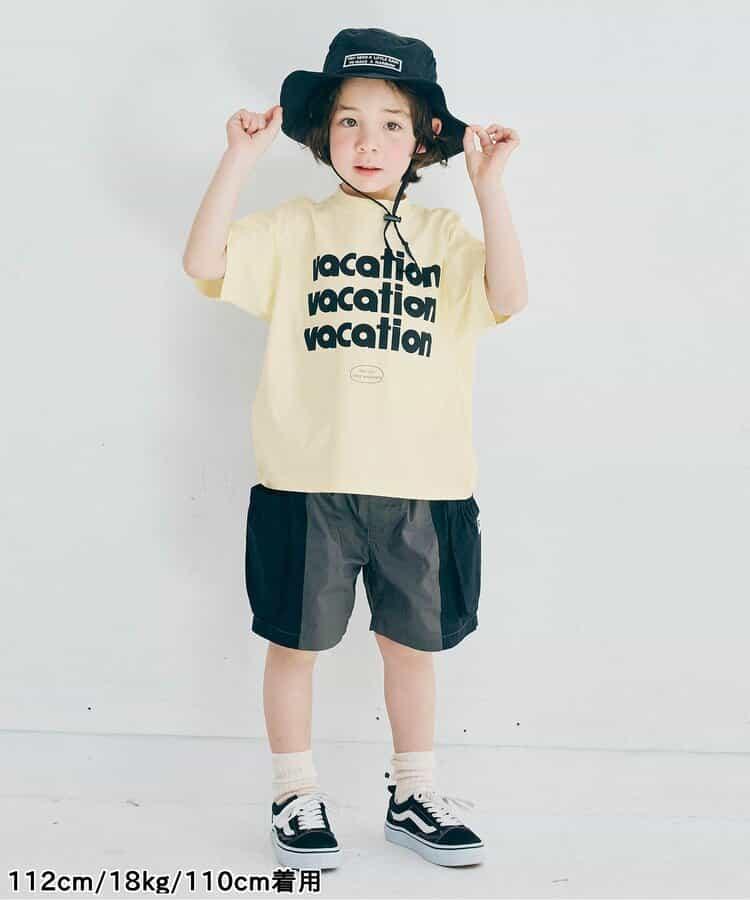 We love VACATION2款簡約logo印花T恤