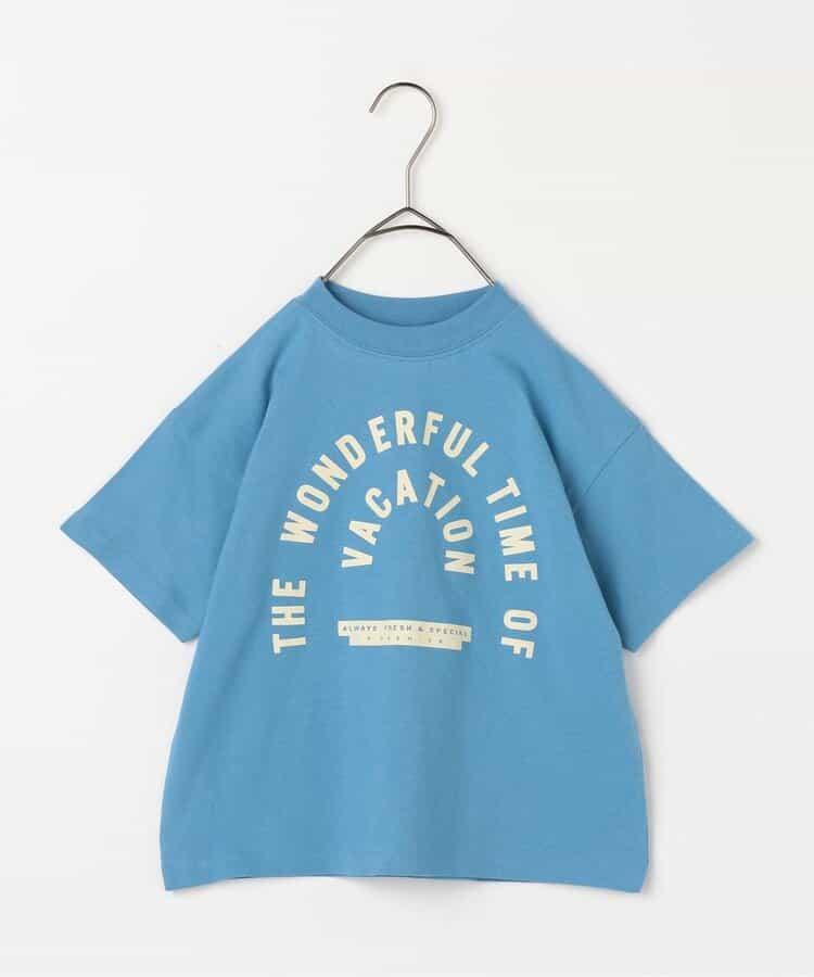 We love VACATION2款簡約logo印花T恤