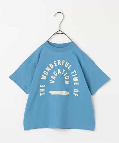 We love VACATION2款簡約logo印花T恤