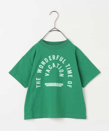 We love VACATION2款簡約logo印花T恤