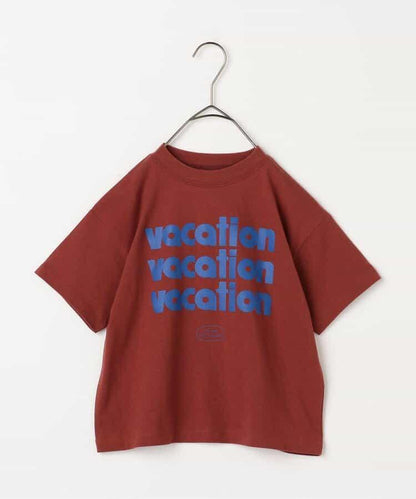 We love VACATION2款簡約logo印花T恤