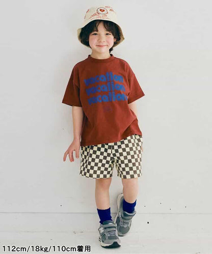 We love VACATION2款簡約logo印花T恤