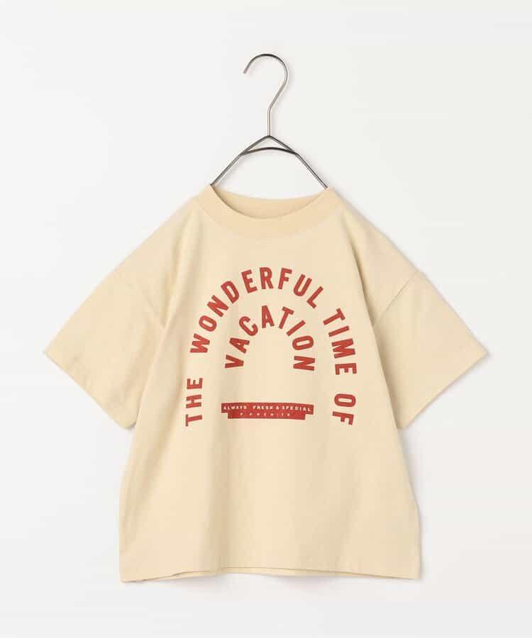 We love VACATION2款簡約logo印花T恤