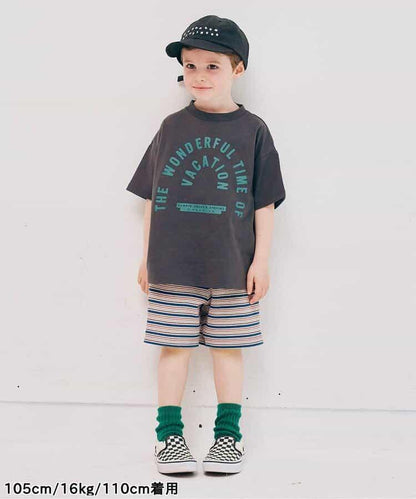 We love VACATION2款簡約logo印花T恤