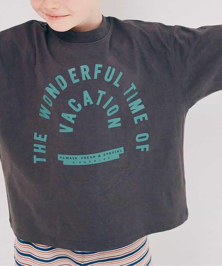 We love VACATION2款簡約logo印花T恤