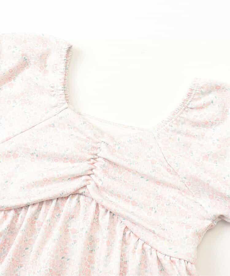 小花紋連衣裙泳裝_UV防曬