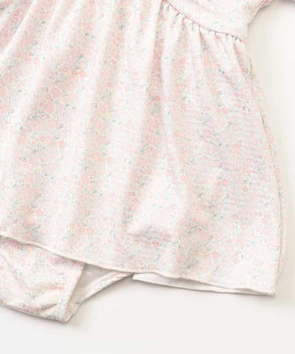 小花紋連衣裙泳裝_UV防曬