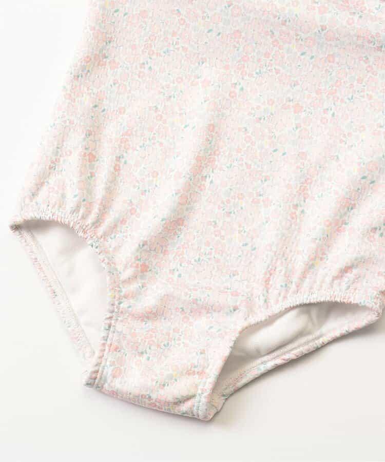 小花紋連衣裙泳裝_UV防曬