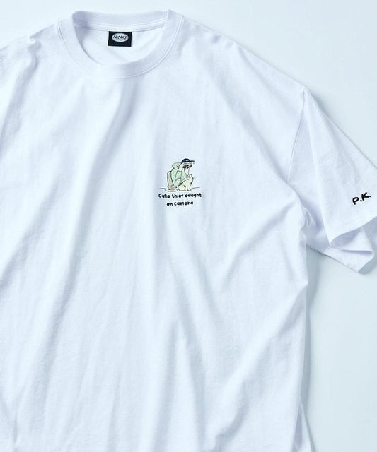 PK×狂熱商店  刺繡一點T恤 / 相機