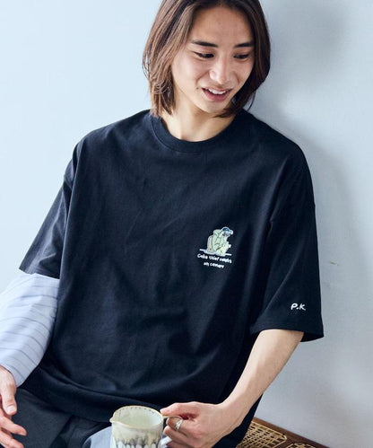 PK×狂熱商店  刺繡一點T恤 / 相機
