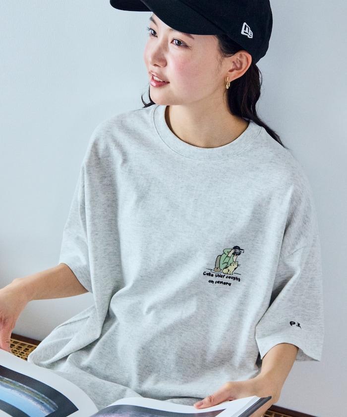 PK×狂熱商店  刺繡一點T恤 / 相機