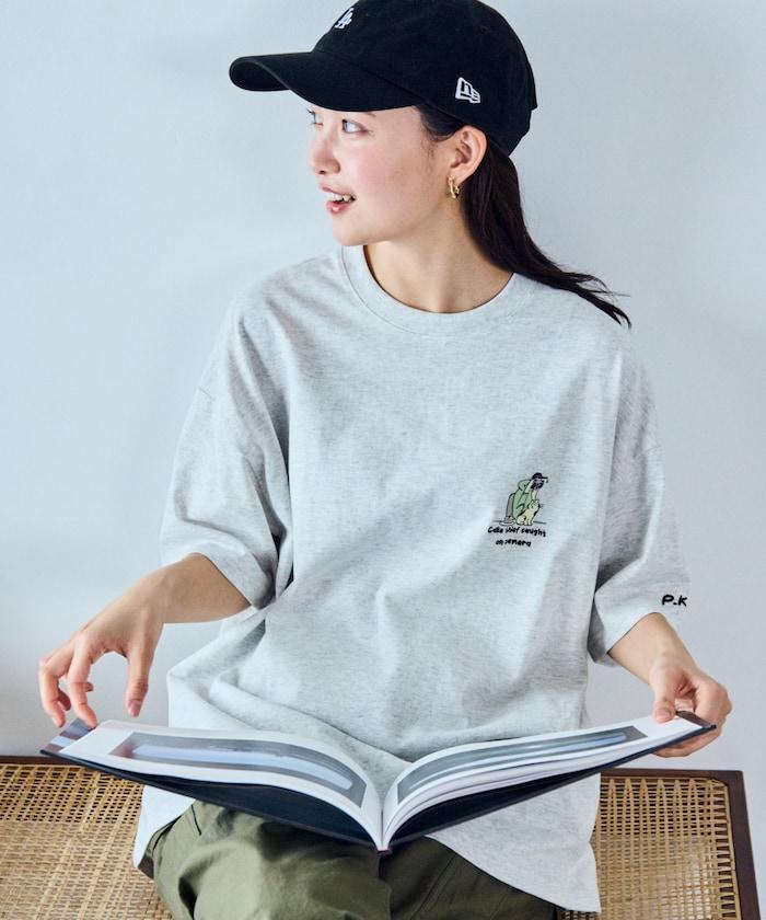 PK×狂熱商店  刺繡一點T恤 / 相機