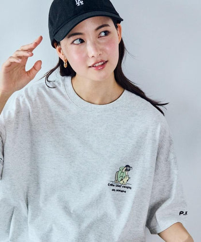 PK×狂熱商店  刺繡一點T恤 / 相機
