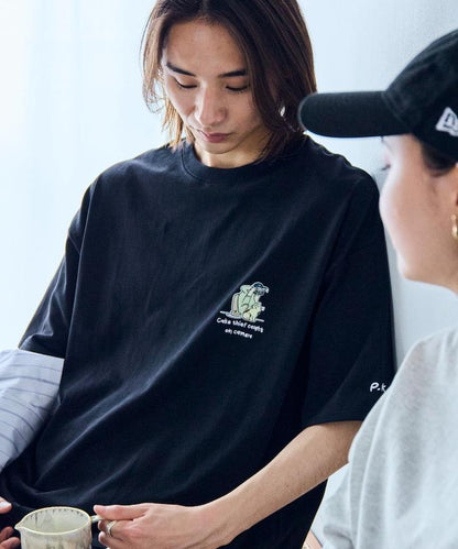 PK×狂熱商店  刺繡一點T恤 / 相機
