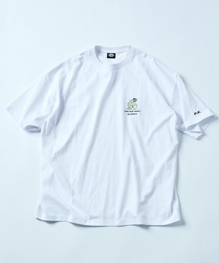 PK×狂熱商店  刺繡一點T恤 / 相機