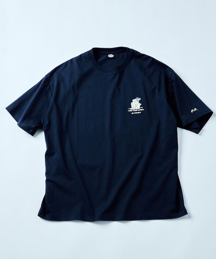 PK×狂熱商店  刺繡一點T恤 / 相機