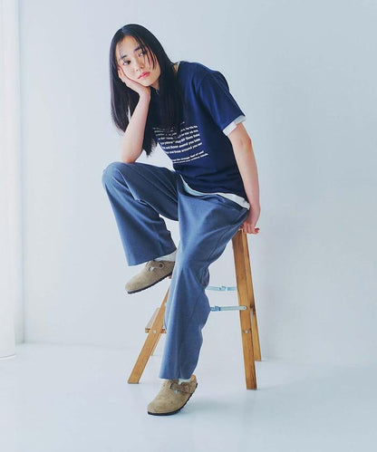 你的一點標誌 氣球剪影 寬鬆西褲