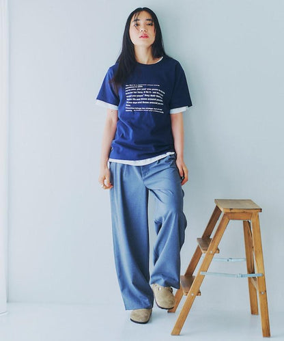 你的一點標誌 氣球剪影 寬鬆西褲