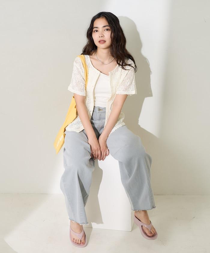 <接觸冷感/UV防護>冰夏季帶杯肋針織吊帶衫