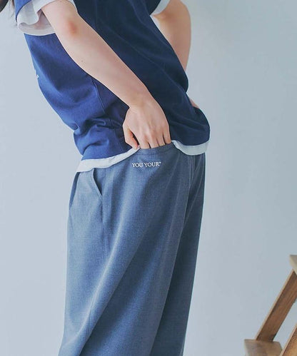 你的一點標誌 氣球剪影 寬鬆西褲