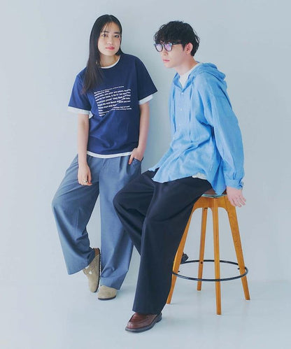 你的一點標誌 氣球剪影 寬鬆西褲