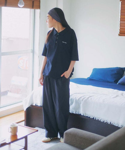 你的一點標誌 氣球剪影 寬鬆西褲