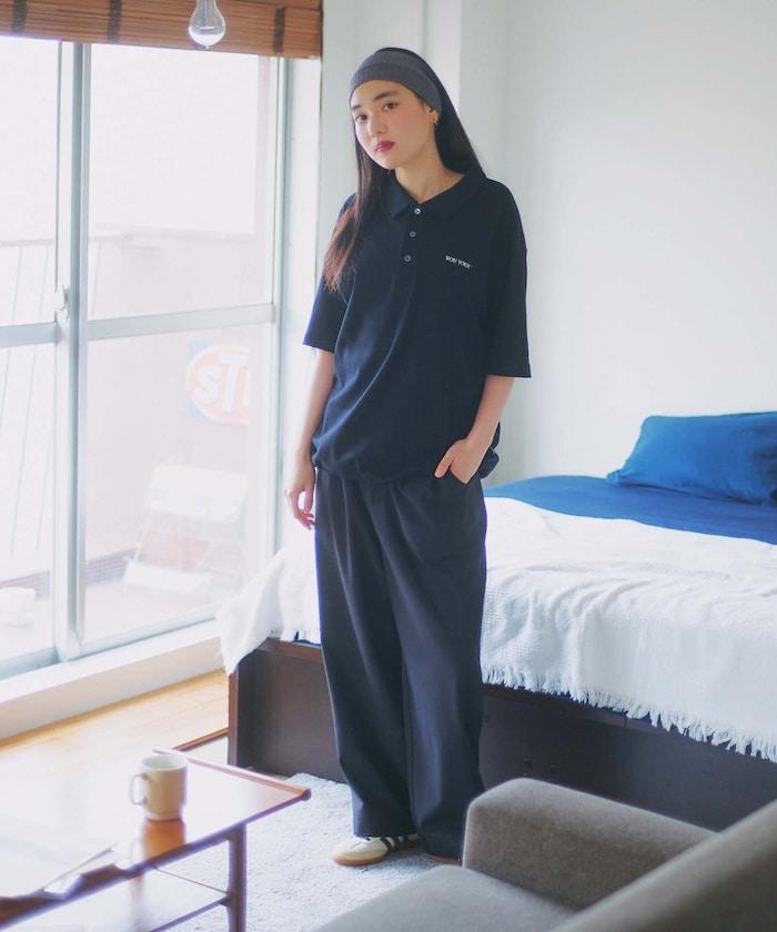 你的一點標誌 氣球剪影 寬鬆西褲