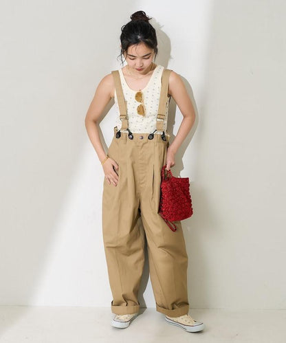 全印花針織背心