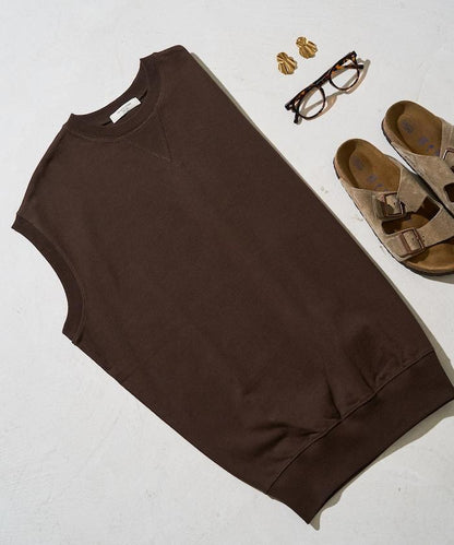 帶威尼斯紋的無袖T恤