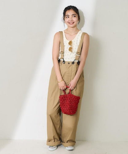 全印花針織背心