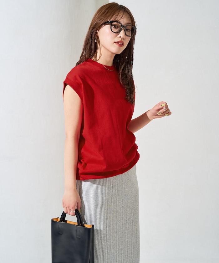 帶威尼斯紋的無袖T恤