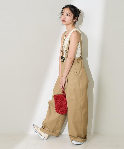 全印花針織背心