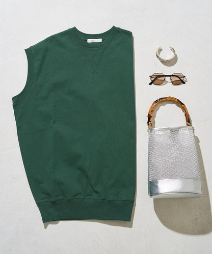 帶威尼斯紋的無袖T恤